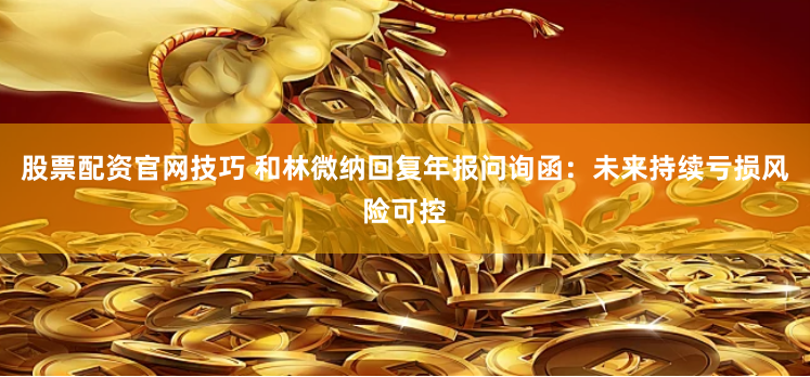 股票配资官网技巧 和林微纳回复年报问询函：未来持续亏损风险可控