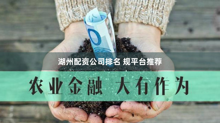 湖州配资公司排名 规平台推荐
